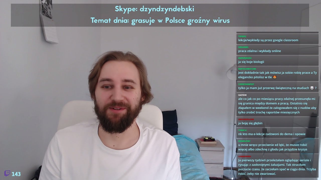 Grasuje wirus - Demstan i Izolacja 8.04.2020