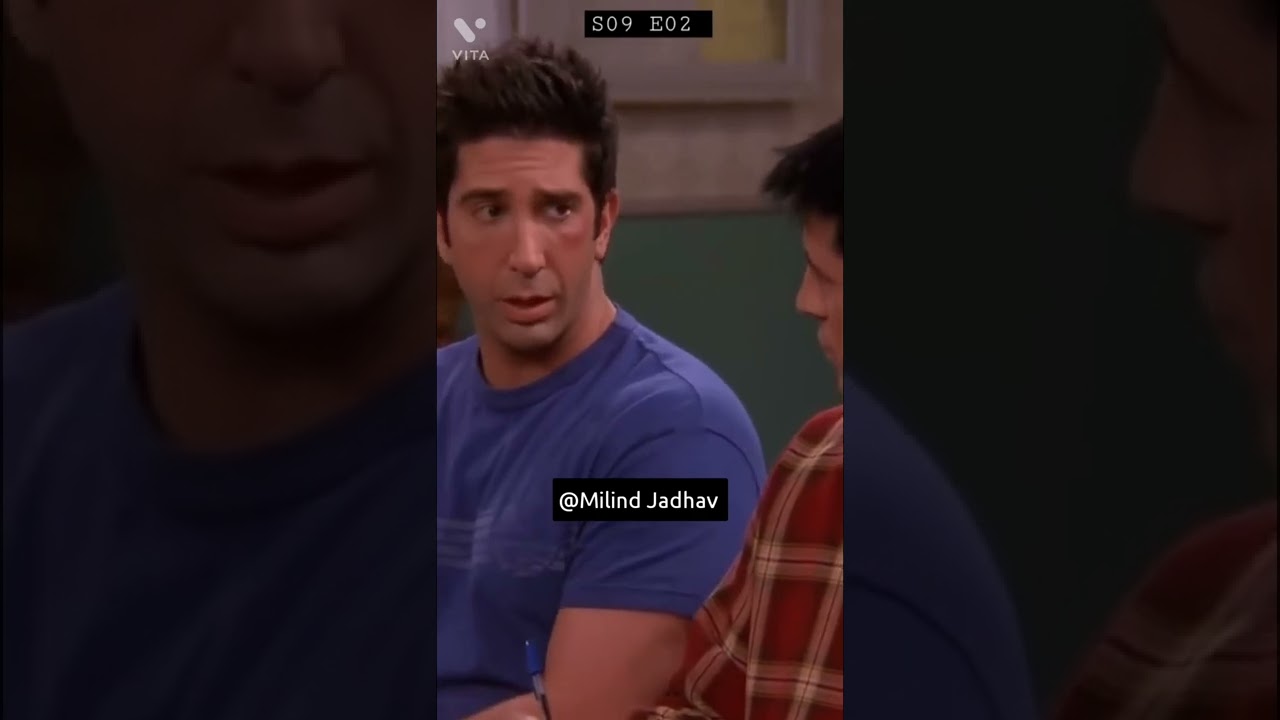 The best conversation between Joey and Ross !!🤣🤣