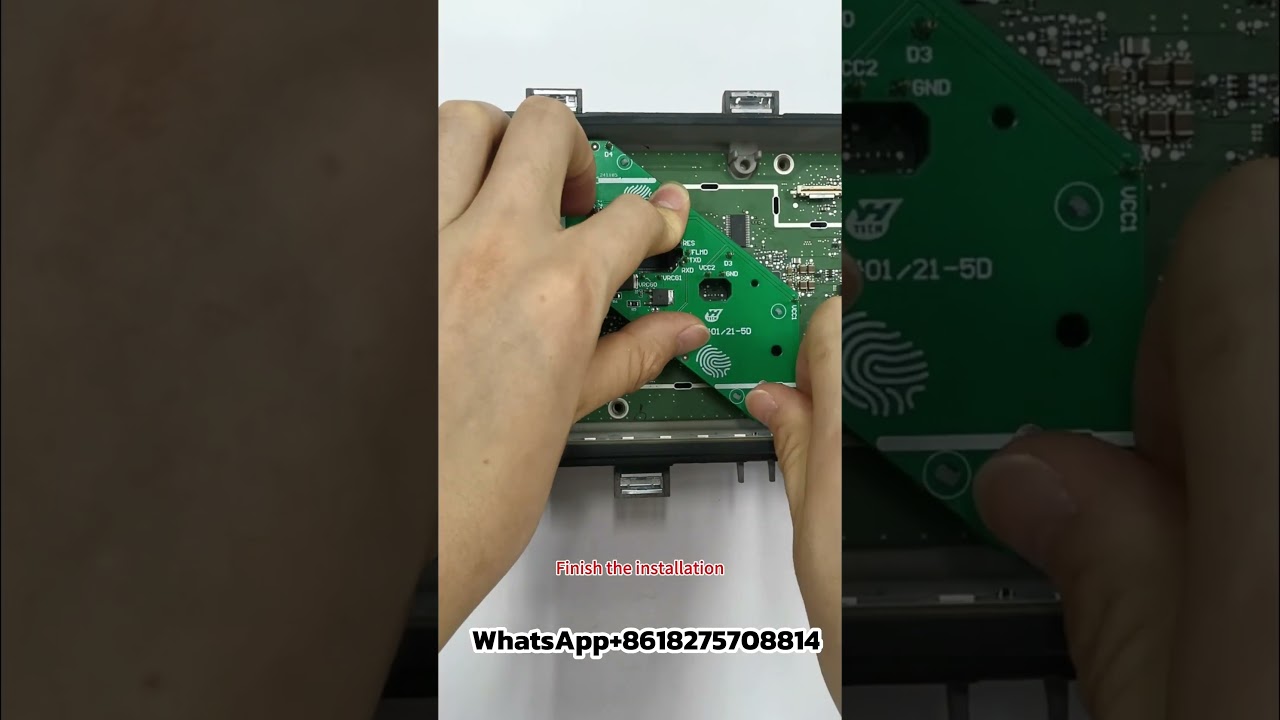 Yanhua ACDP VW Audi MQB RH850 R7F701401/21-5D  interface board installation tutorial for Golf 8 KM