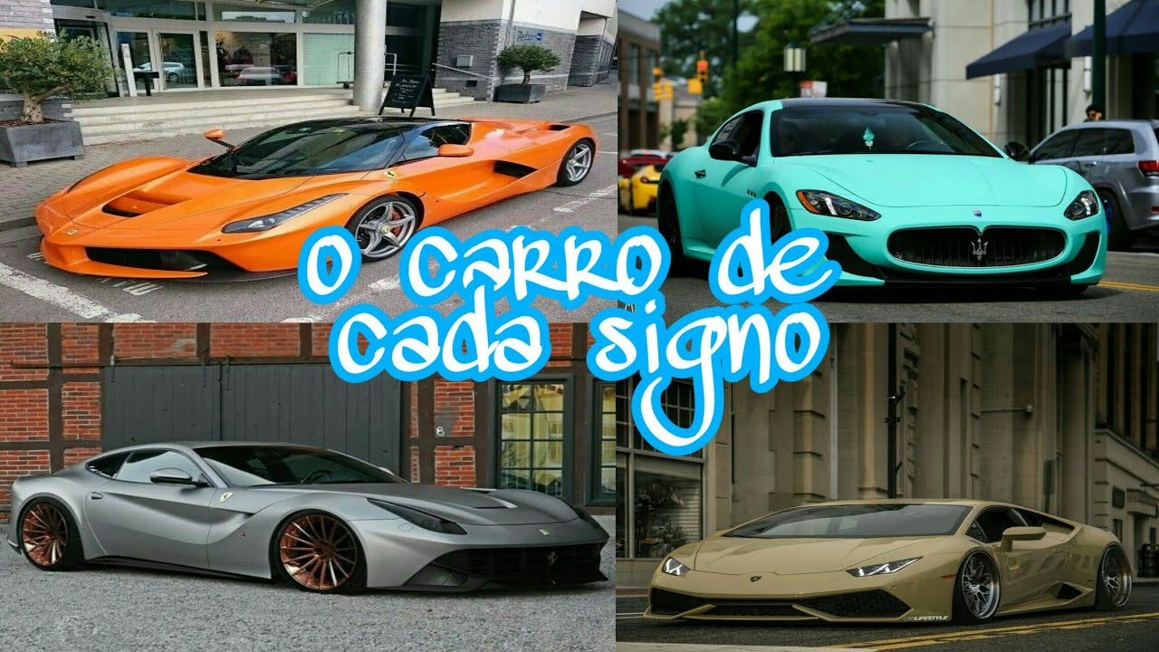 O carro de cada signo