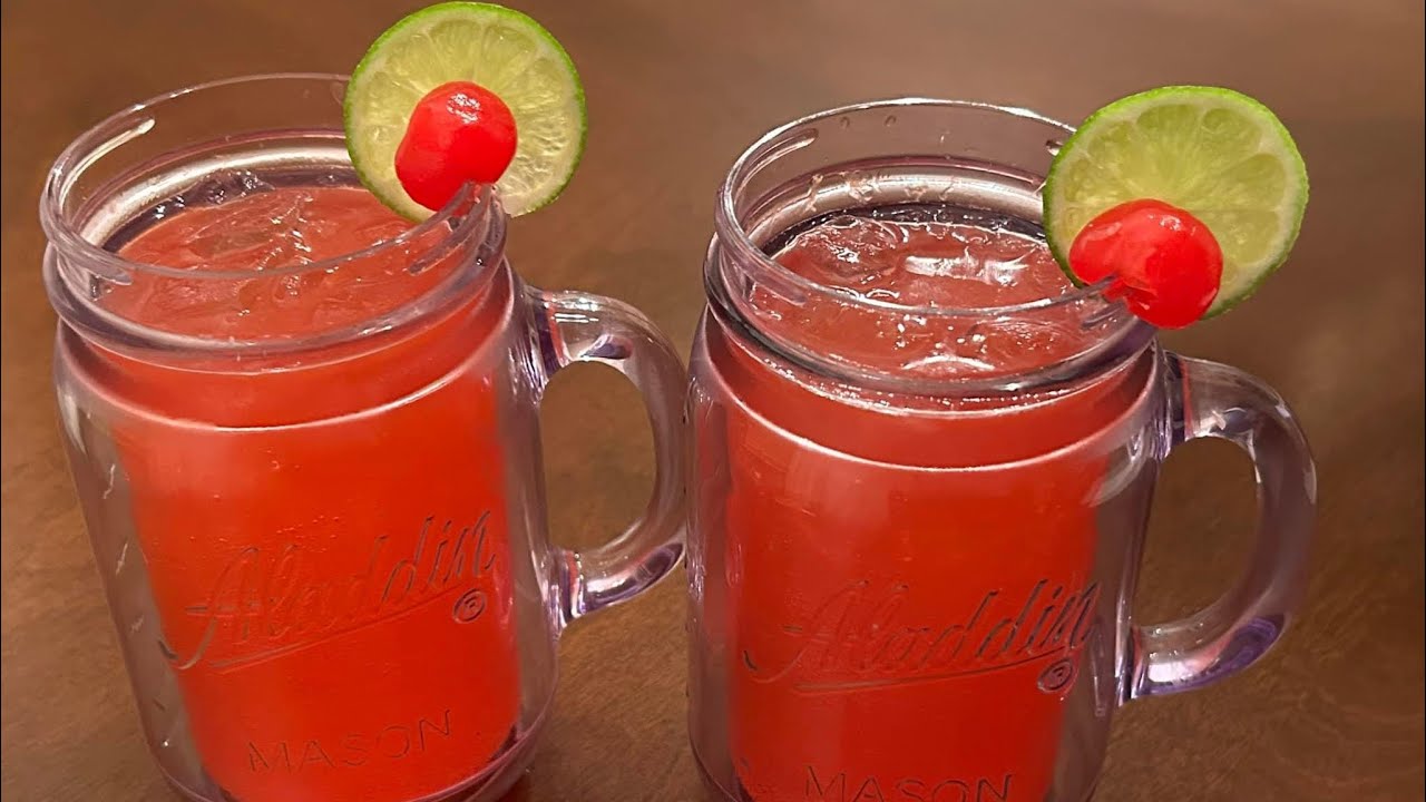 Homemade Cherry Limeade Recipe - How To Make Easy Cherry Limeade  - Ellen&rsquo;s Homemade Delights 🍒🍋