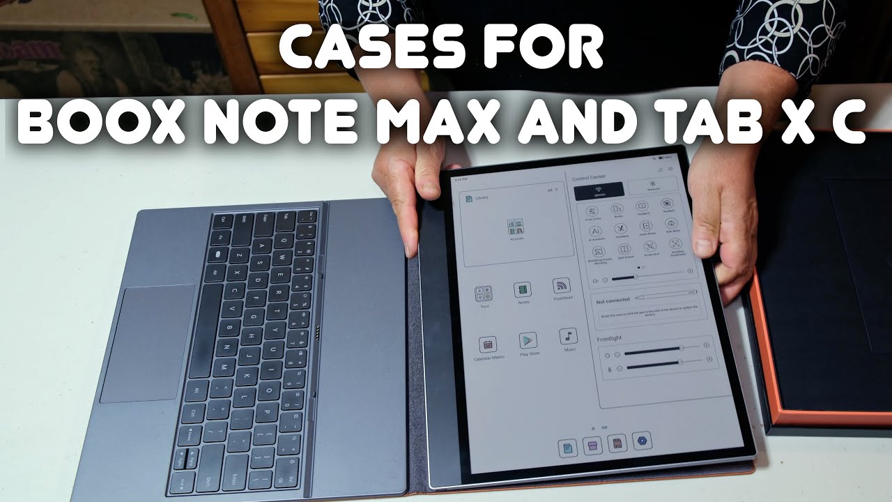 Magnetic and Keyboard Cases For Boox Tab X C And Note Max Tablet