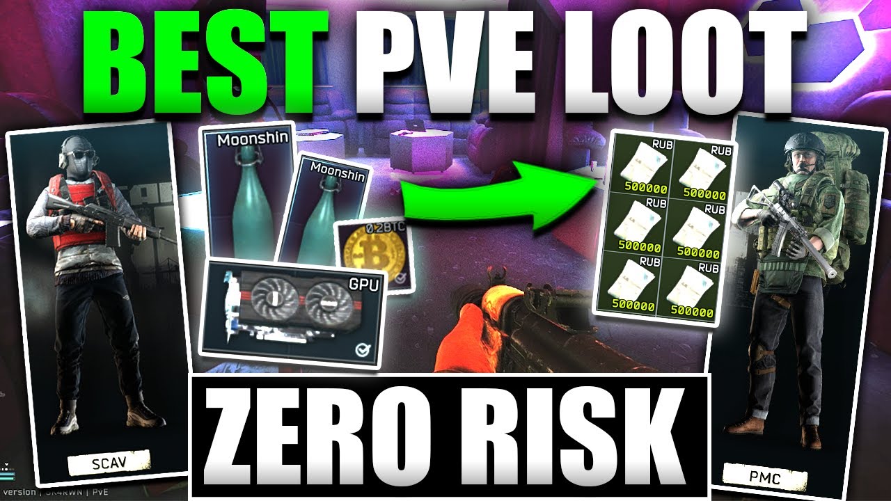 THE BEST PVE LOOT RUN ZERO RISK! Escape From Tarkov PVE