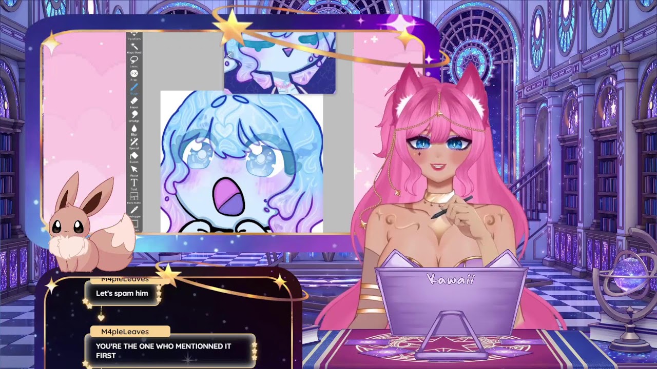 Doing art coms and chatting! (Vtuber) (They/Them)