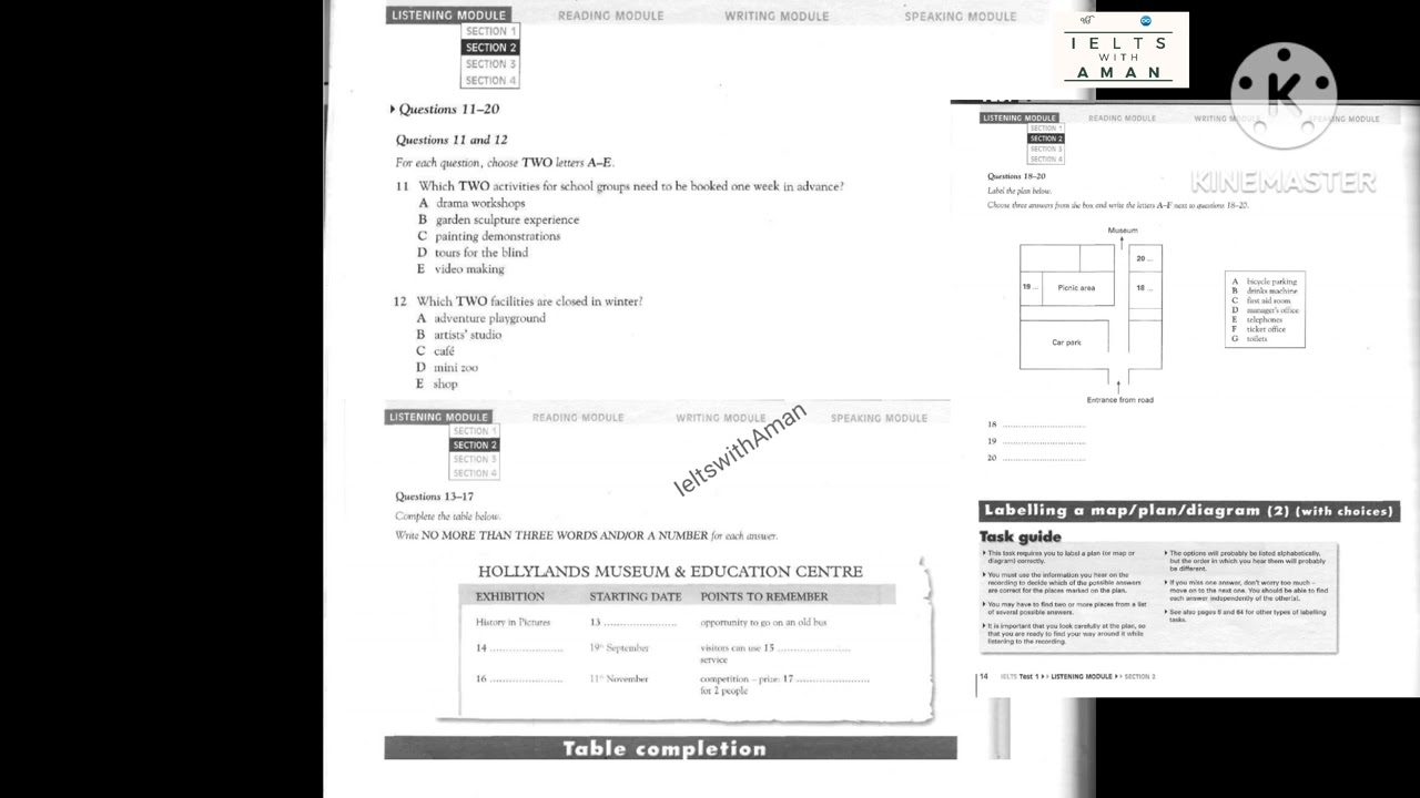 Easylet accomodation agency listening test//test 1 //ieltswithAman
