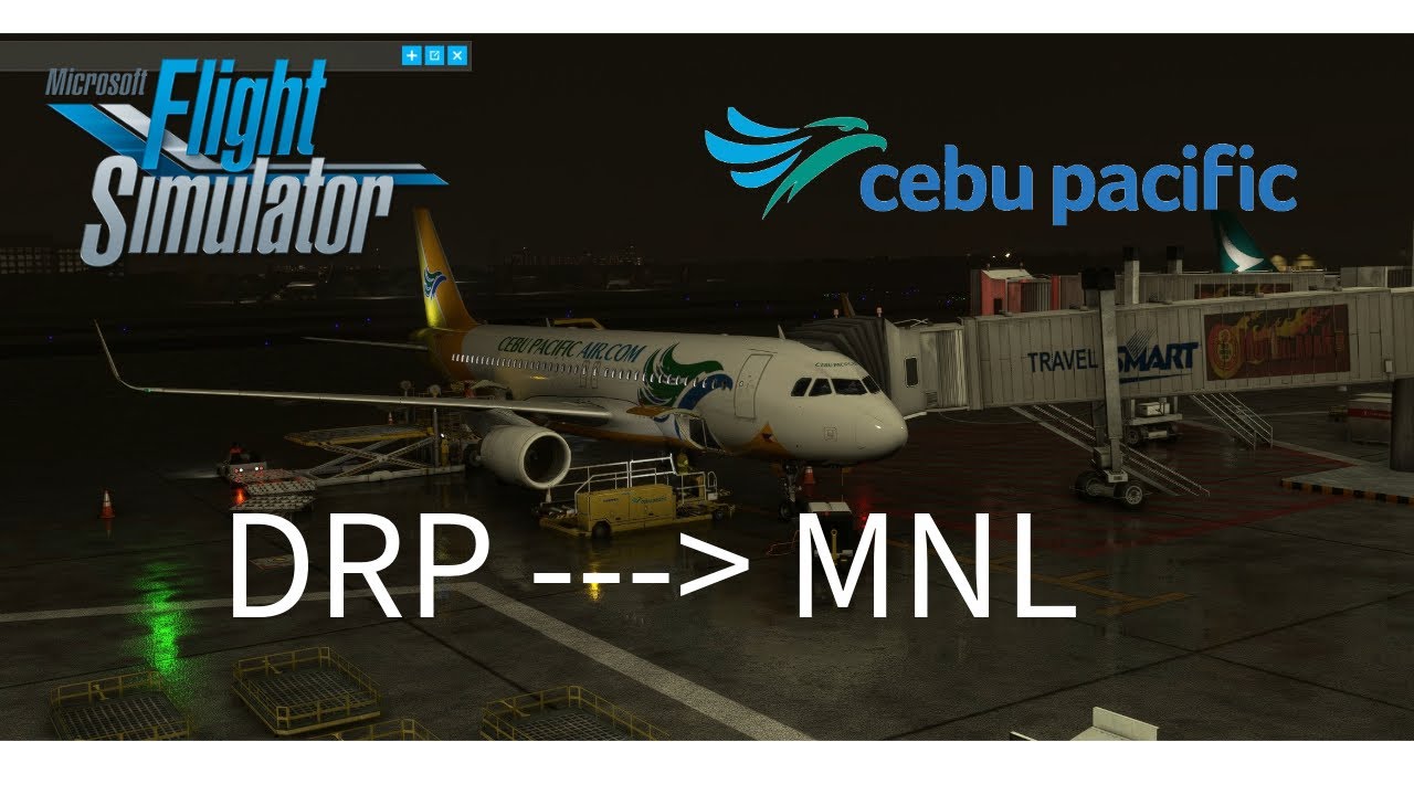 MSFS 2020: Cebu Pacific A320 Bicol to Manila (Storm)