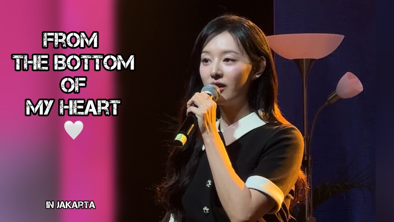 [4K] 20240831 Kim JiWon Be My One in Jakarta- From The Bottom Of My Heart 🩵
