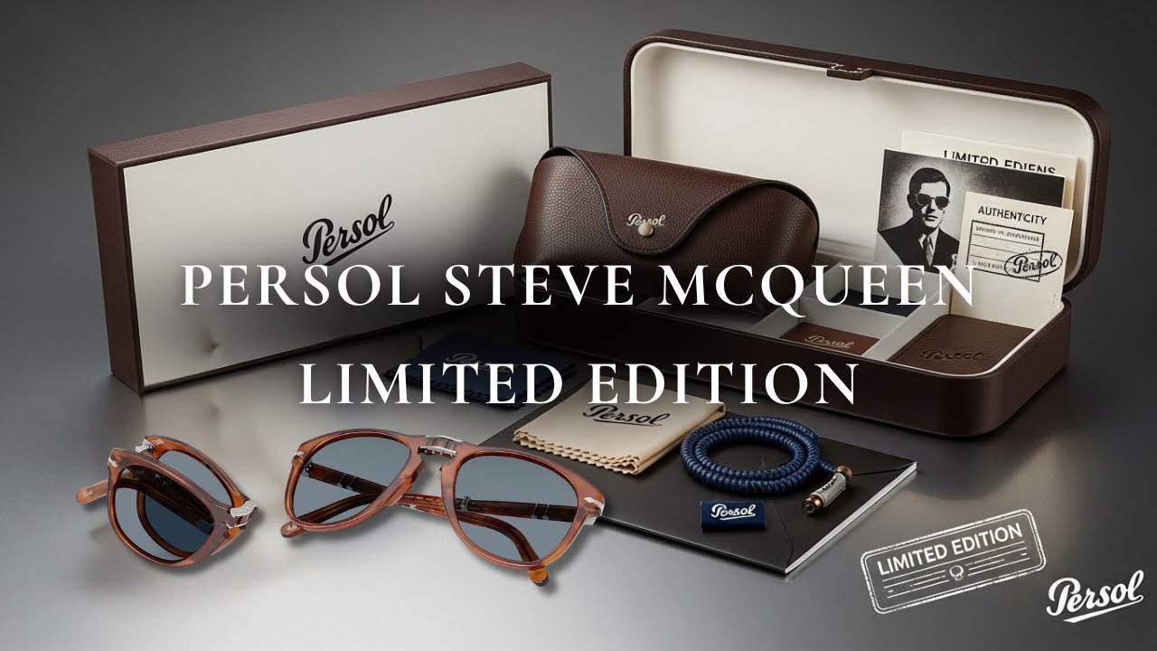 Óculos Persol Steve McQueen 714SM Limited Edition (edição limitada) - Bela Bim
