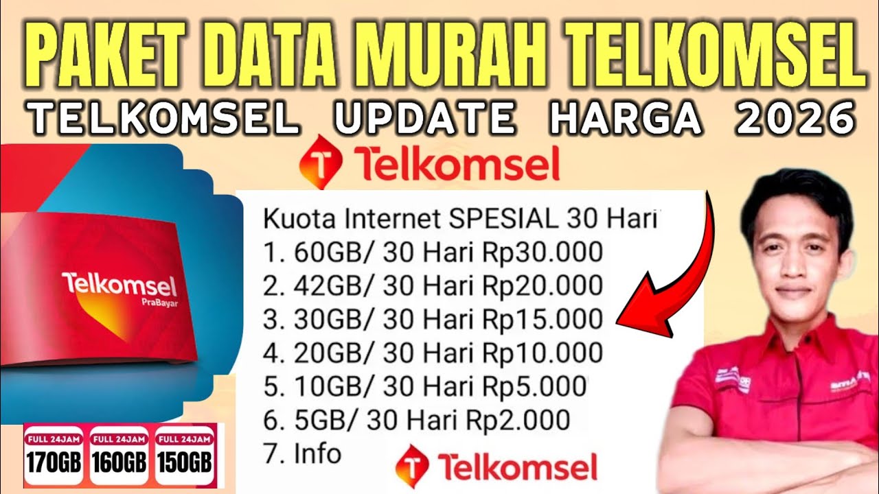PAKET INTERNET MURAH TELKOMSEL 2026 || KODE DIAL TELKOMSEL SUPER MURAH