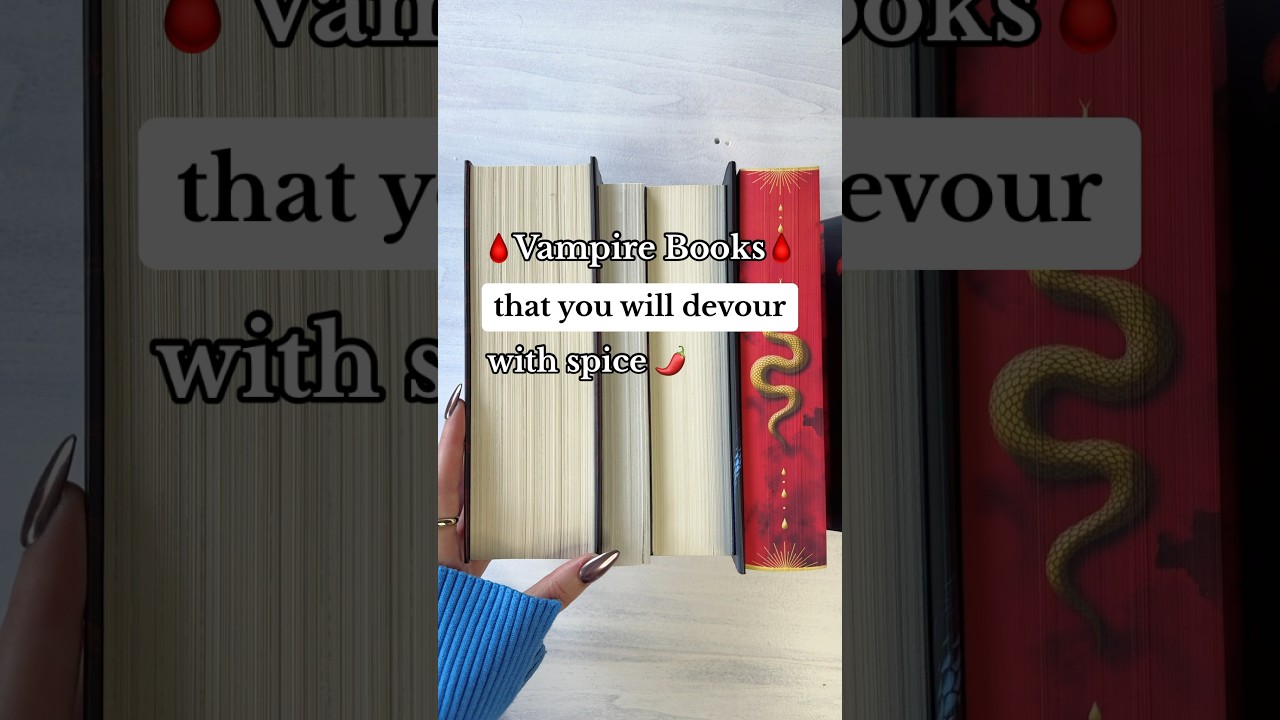 Spicy vampire books that you will devour 📖🩸 #bookrecommendations #vampirebooks #booktube