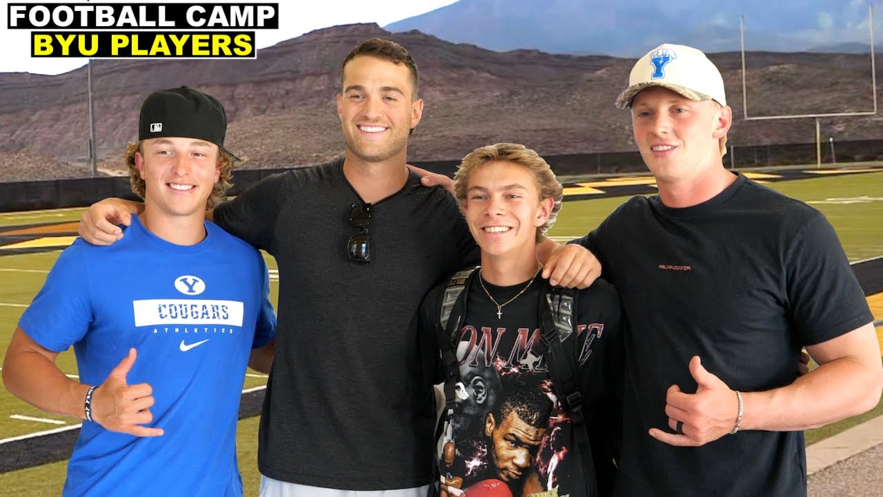 FOOTBALL CAMP WITH #1 COLLEGE RECEIVER FROM BYU! 🏈