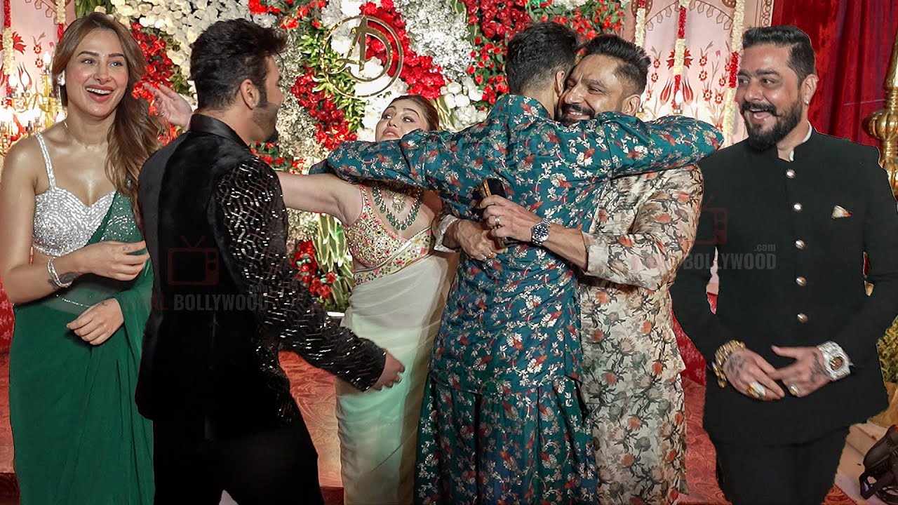 Bigg Boss13 Reunion Mahira Sharma,Paras Chhabra, Vishal Aditya Hindustani Bhau At Arti Singh Wedding