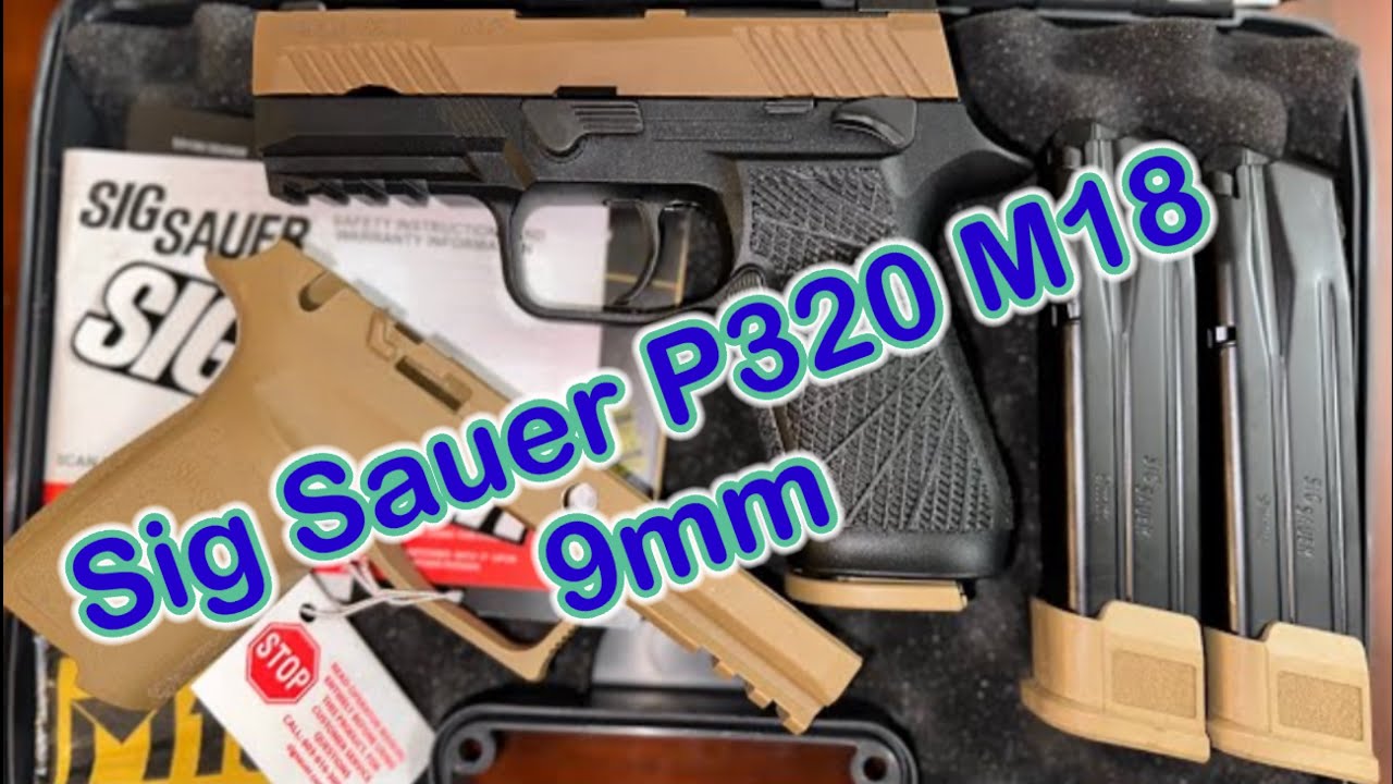 Sig Sauer P320 M18 Unboxing And Grip Upgrade (Wilson Combat)