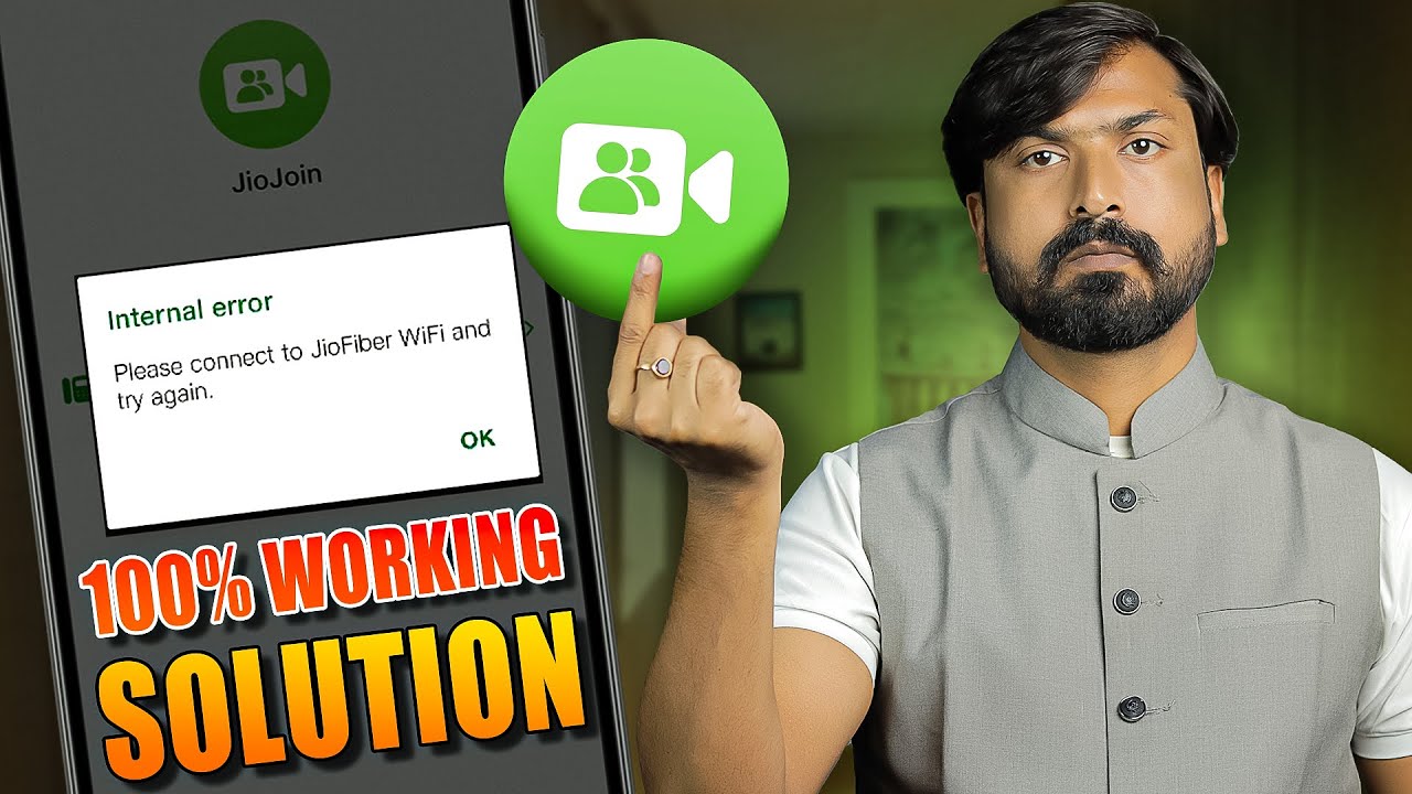 Fix Jiojoin App Error Please Connect to JioFiber WiFi and Try Again | How to Rest JioFiber
