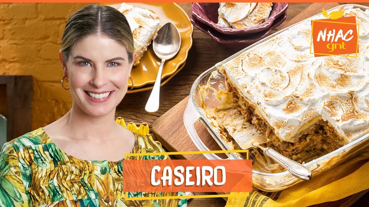 Pavê de banana com doce de leite e biscoito de nozes caseiro | Rita Lobo | Cozinha Prática
