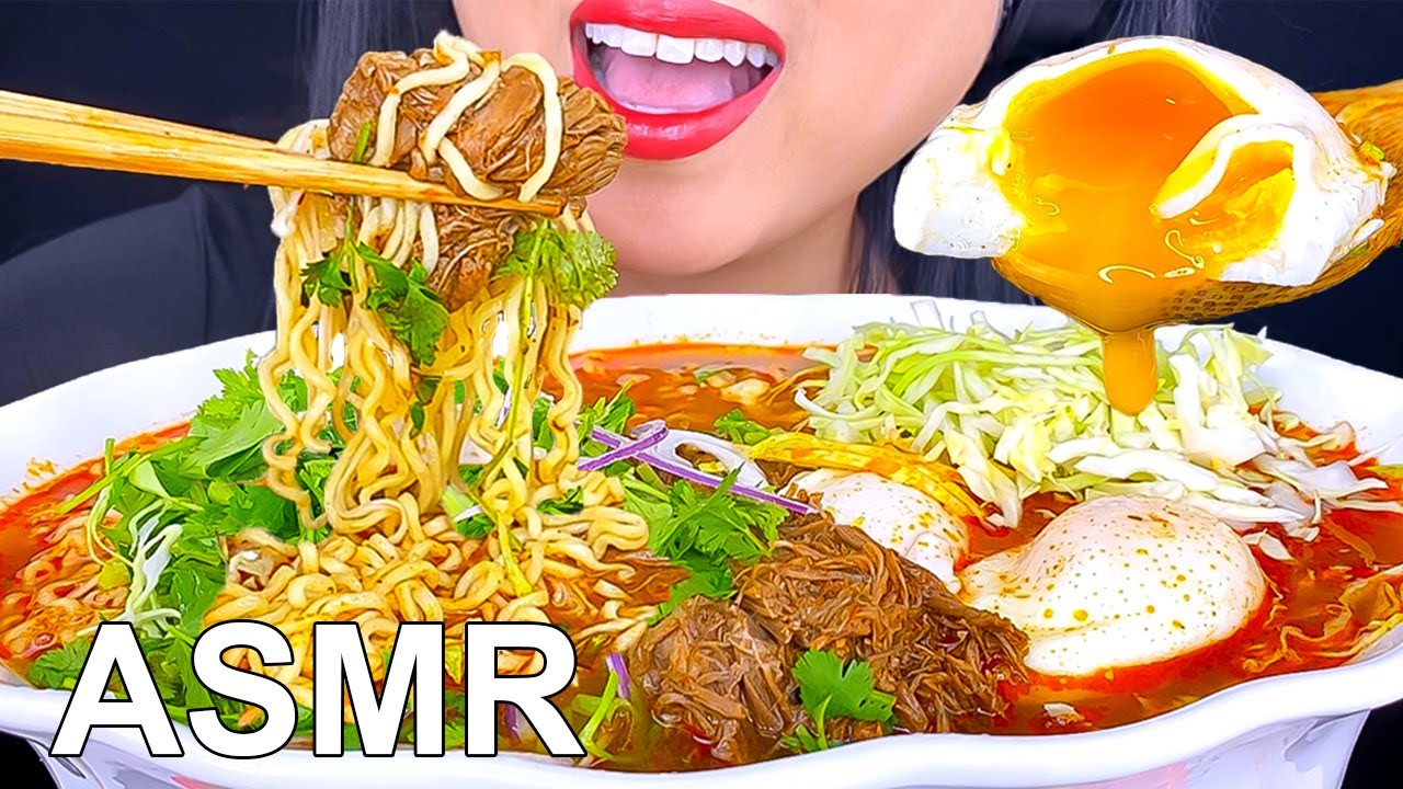 ASMR BIRRIA RAMEN MUKBANG EATING SOUNDS (EATING SHOW) ASMR Phan