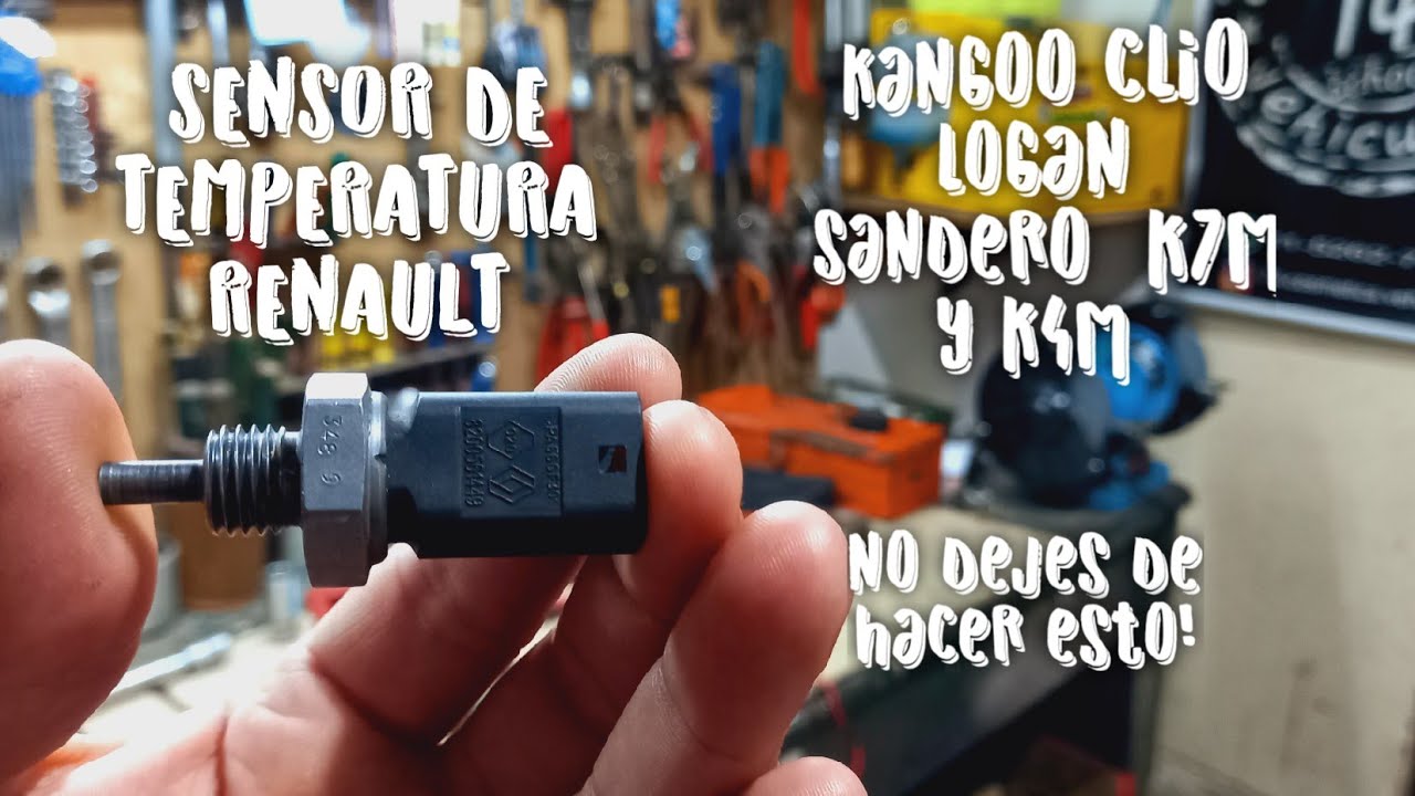 SENSOR DE TEMPERATURA RENAULT kangoo clio sandero logan símbol ..deja de renegar!!