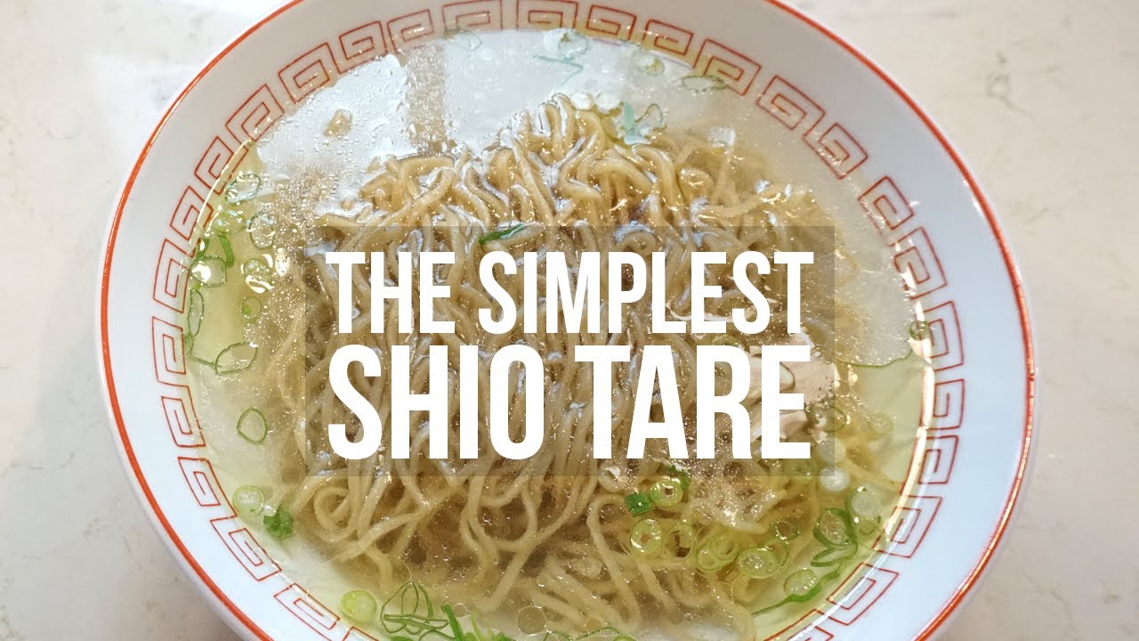 The SIMPLEST Shio Tare for Ramen (Recipe)