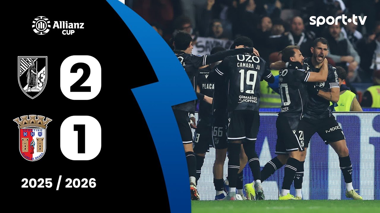 Resumo: Vitória SC 2-1 Braga - Taça da Liga | sport tv