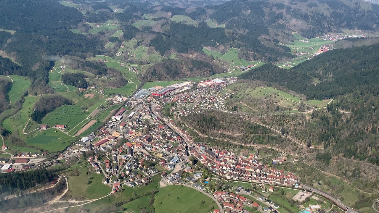 Stadt Oppenau und Ramsbach | Heimat Schwarzwald von oben