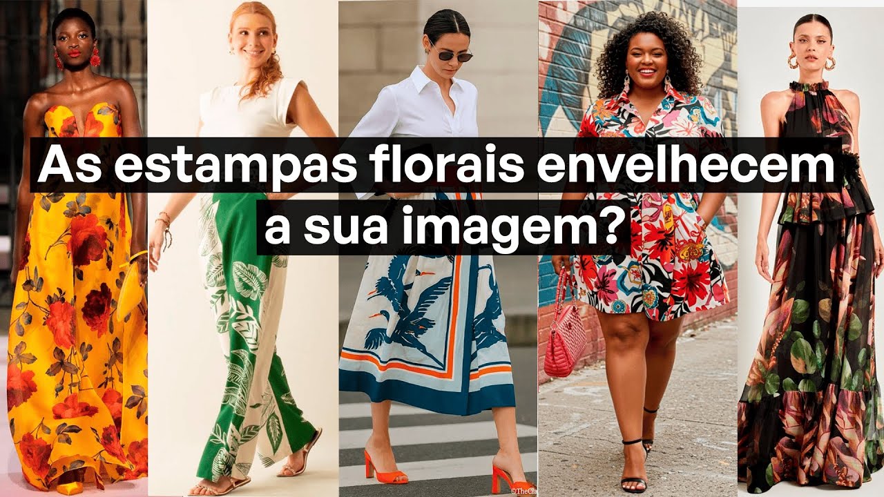 Estampas florais envelhecem a sua imagem ?