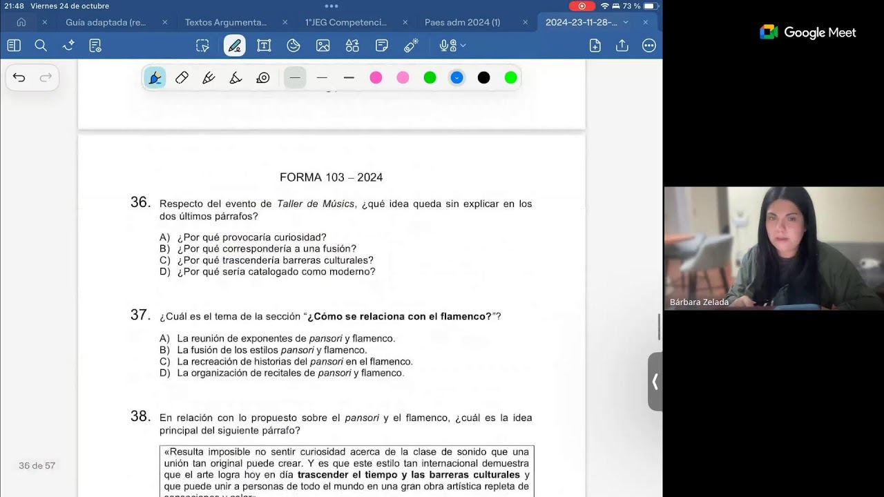 Revisión Paes 2024 Regular
