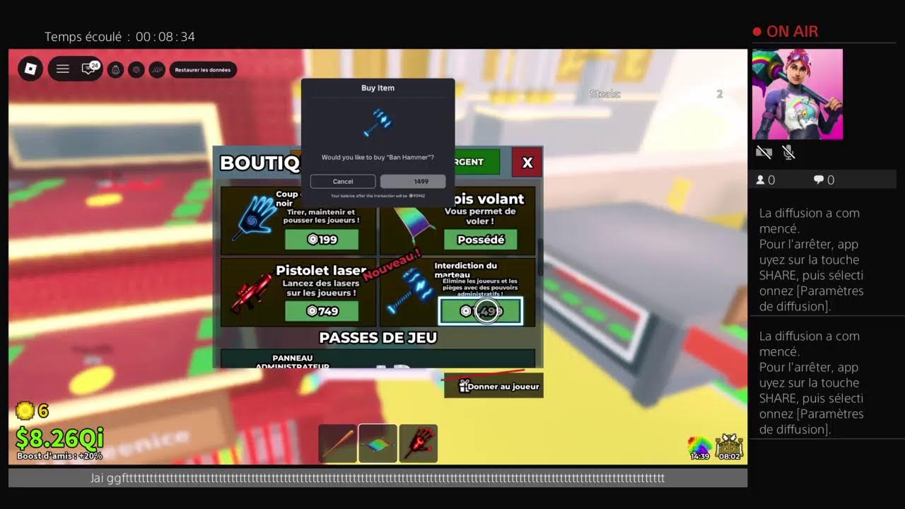Diffusion PS4 en direct de D4X_lucas