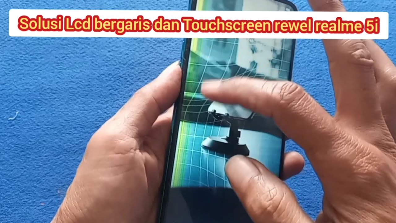 Solution for striped LCD and fussy touchscreen realme 5i
