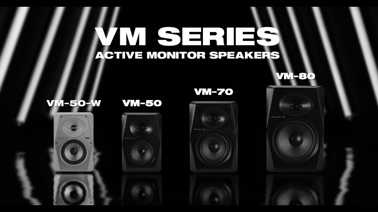 Pioneer DJ Official Introduction: new VM series active monitor speakers