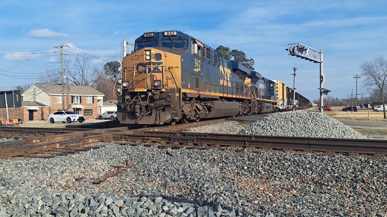 L703-20 With the 942 Leading Restricted through a Maintenance work zone Southbound - Pembroke, NC