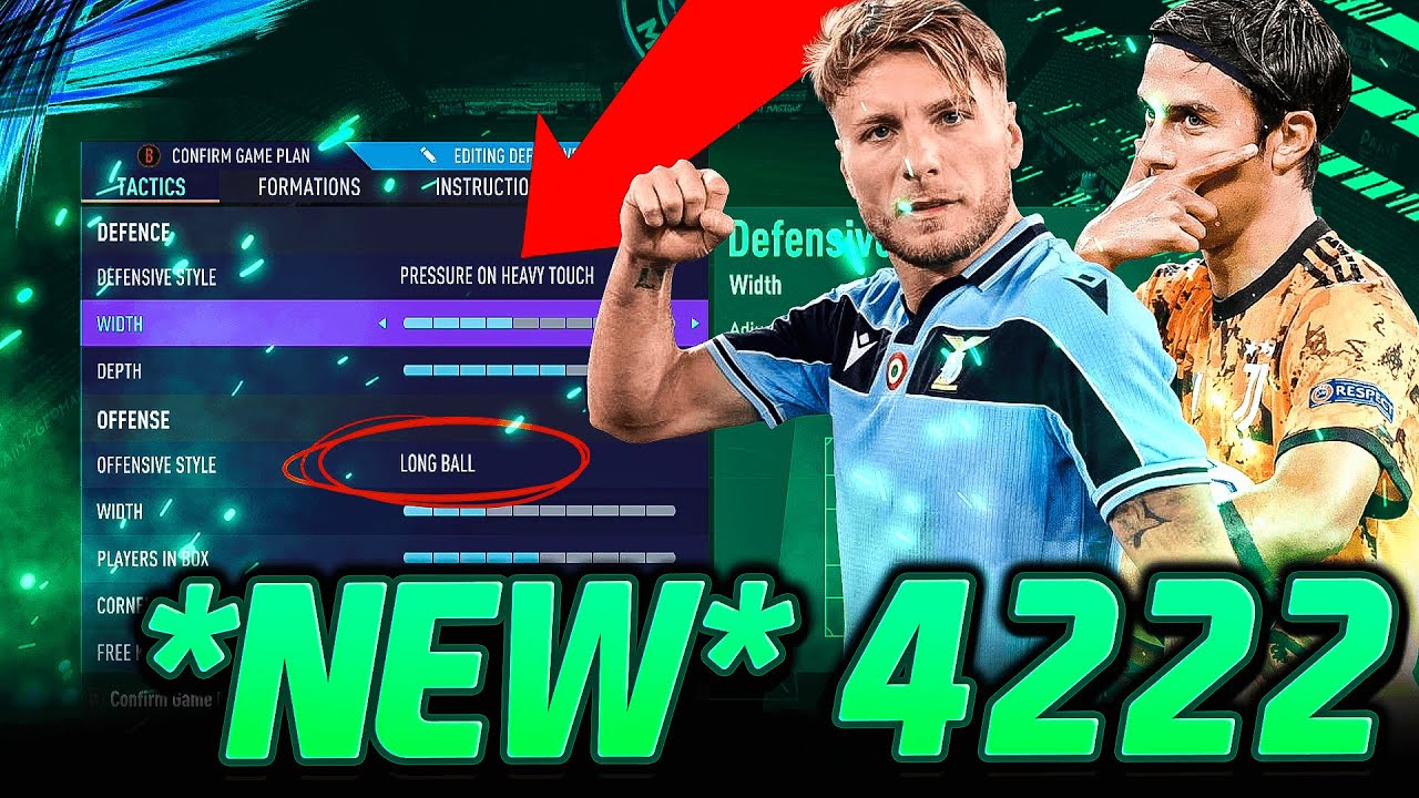 FIFA 21 | IS THE 4222 STILL A META FORMATION *NEW* CUSTOM TACTICS - FIFA 21 ULTIMATE TEAM