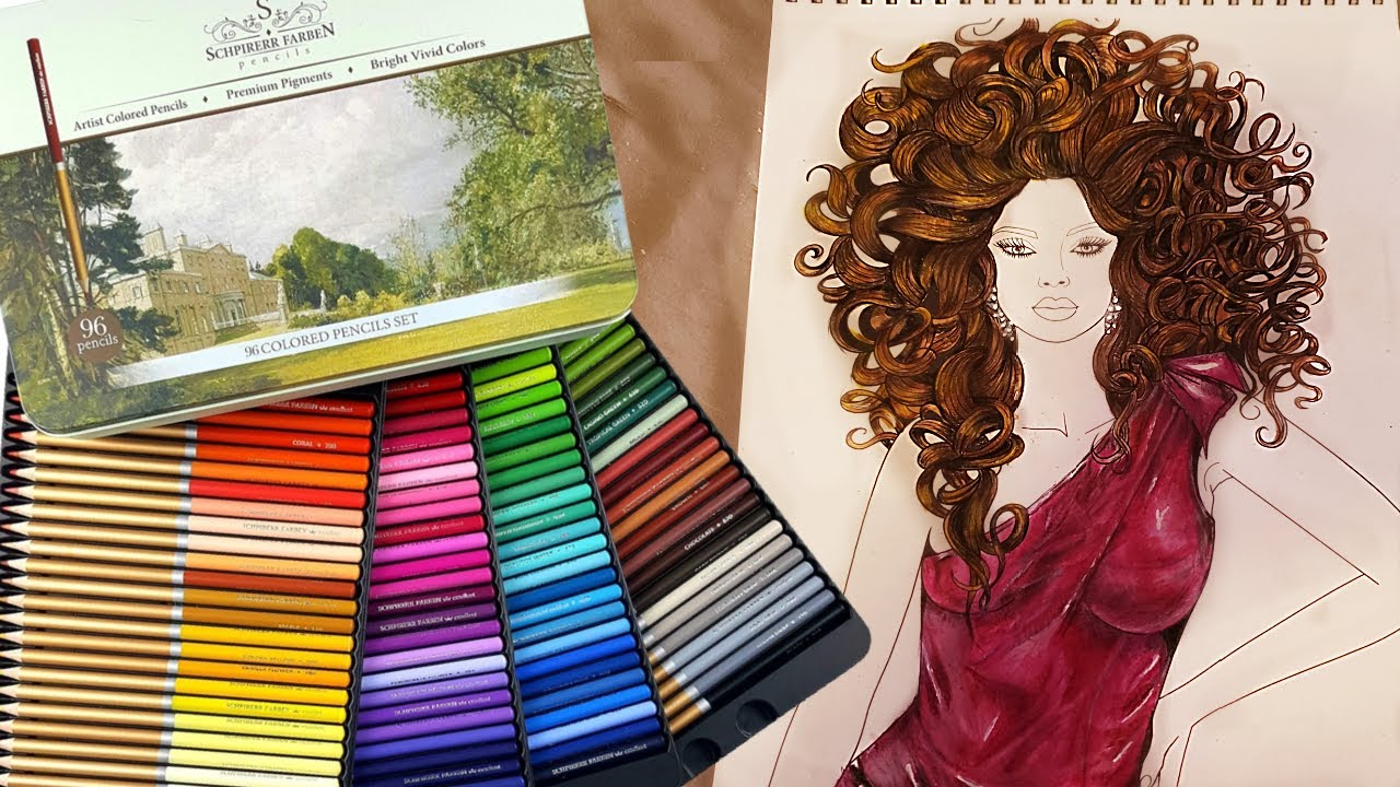 What's In The Schpirerr Farben 96  Colored Pencil Set