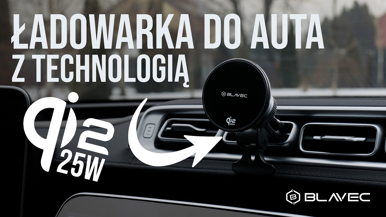 Najszybszy uchwyt Qi2.2 na rynku? Prezentacja Blavec BHC-04 (25W!)