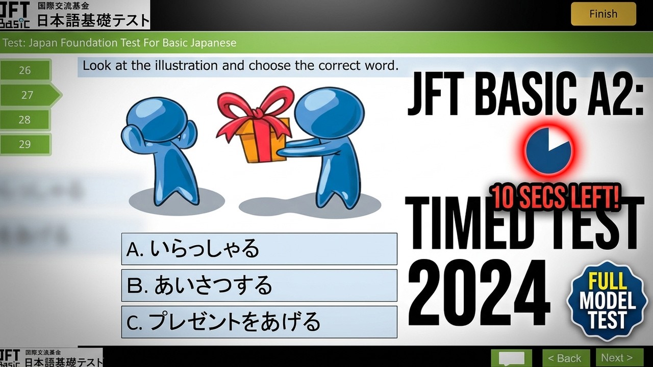 JFT Basic A2 sample Practice: Full Exam Simulation 2026