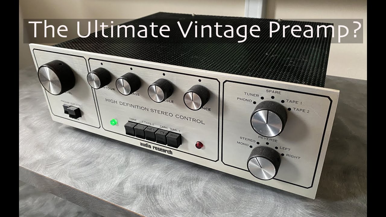 Vintage preamps Part 3, Audio Research SP3