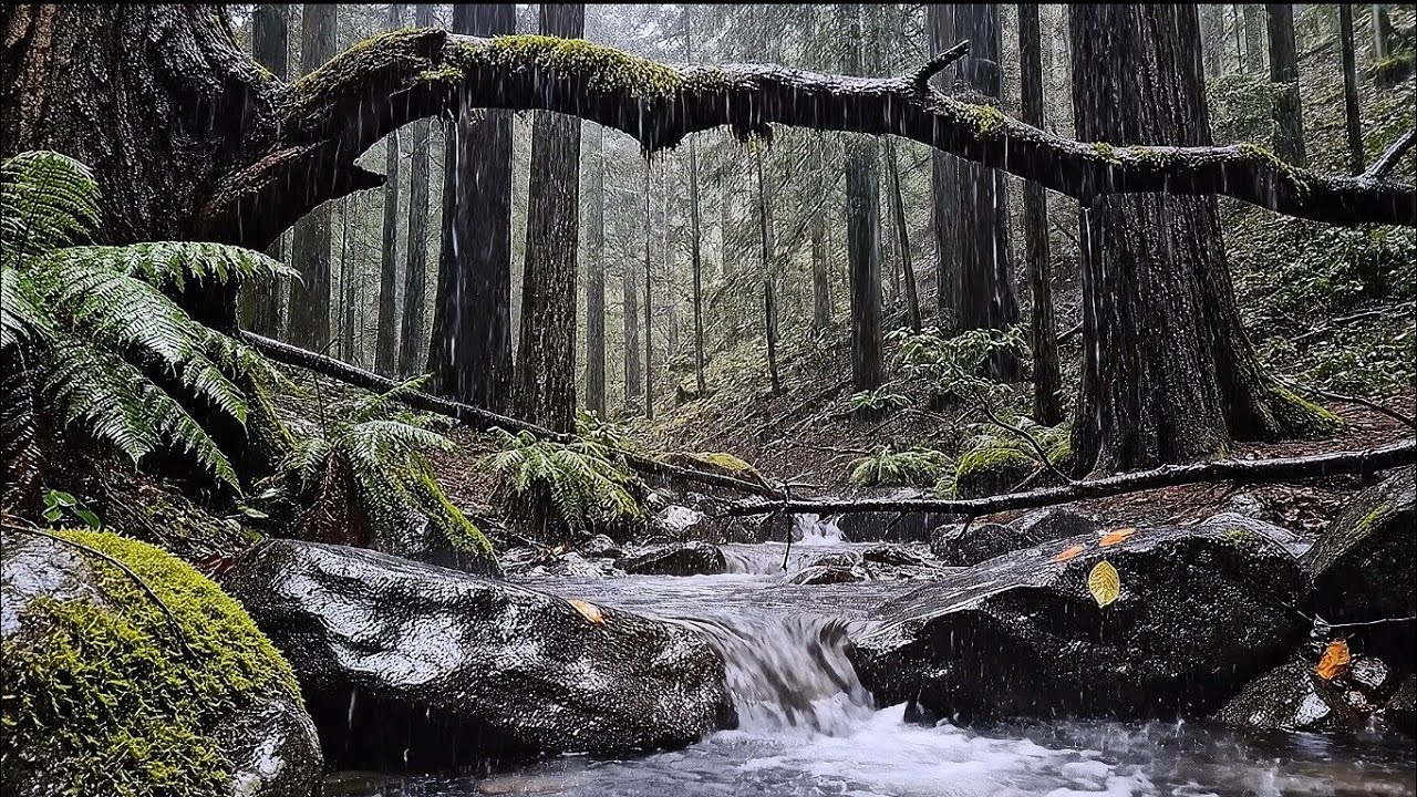 Heavy Rain Sounds for Deep Sleep Relaxing Rain to Fall Asleep Faster