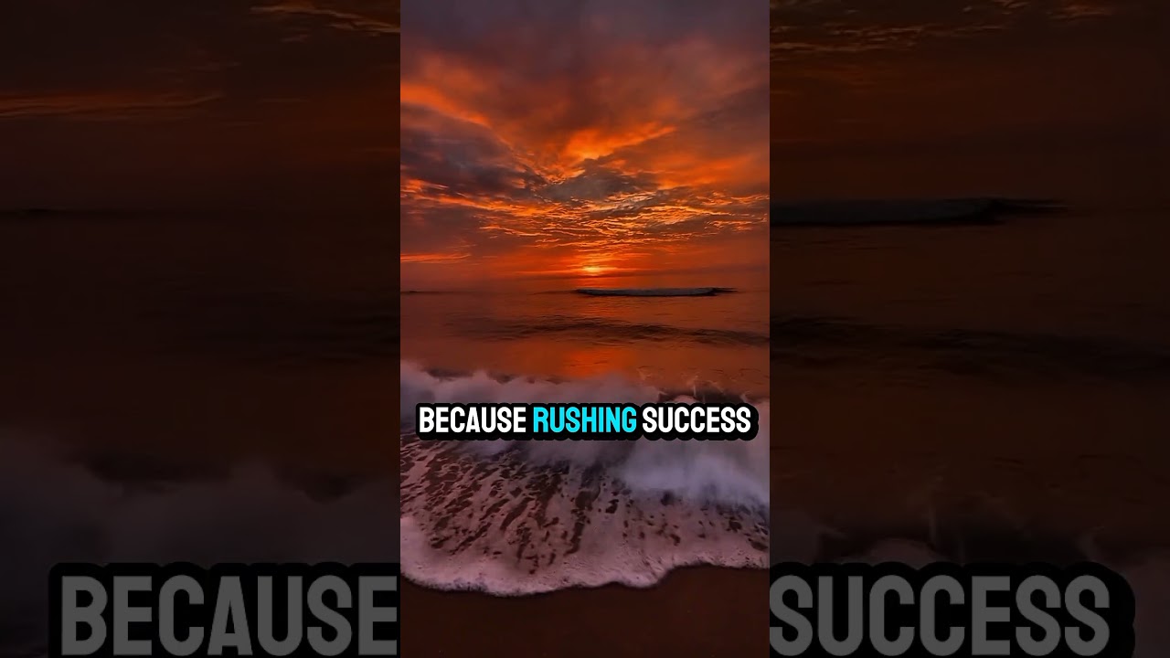 🌱 Success Takes Time &mdash; Stop Rushing the Process! #TrustTheProcess #awakenmotivation