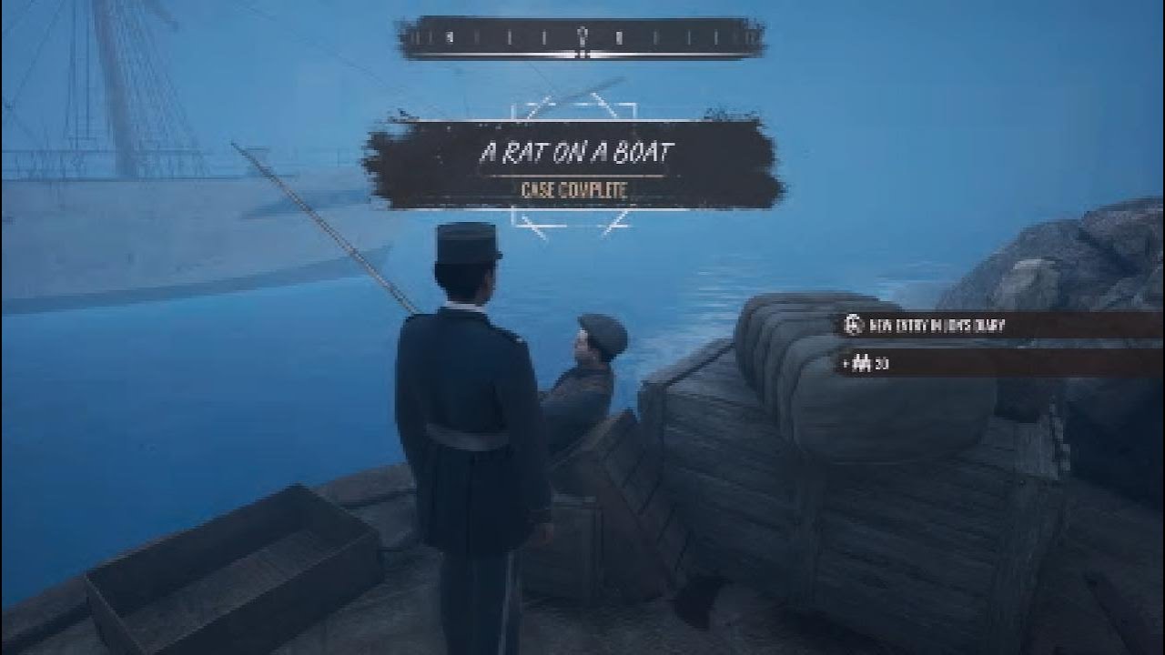 Sherlock Holmes Chapter One: Mycroft's Pride DLC - A rat on a boat - All choices