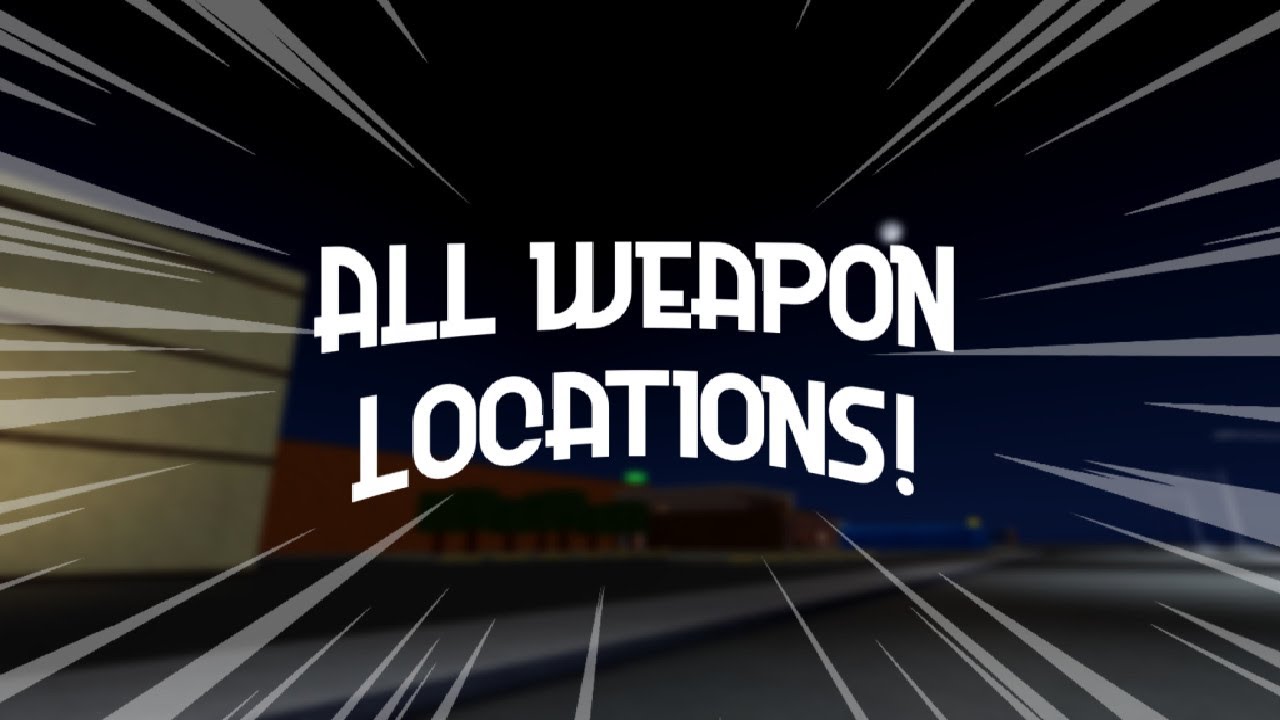 Roblox typical neighborhood ALL WEAPON LOCATIONS
