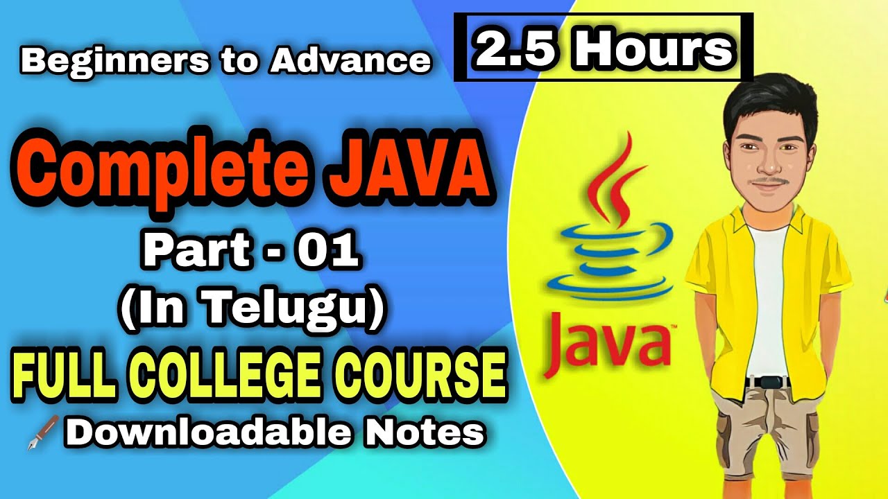 Java in telugu for beginners | Introduction to Java in Telugu | Core Java Tutorial in Telugu