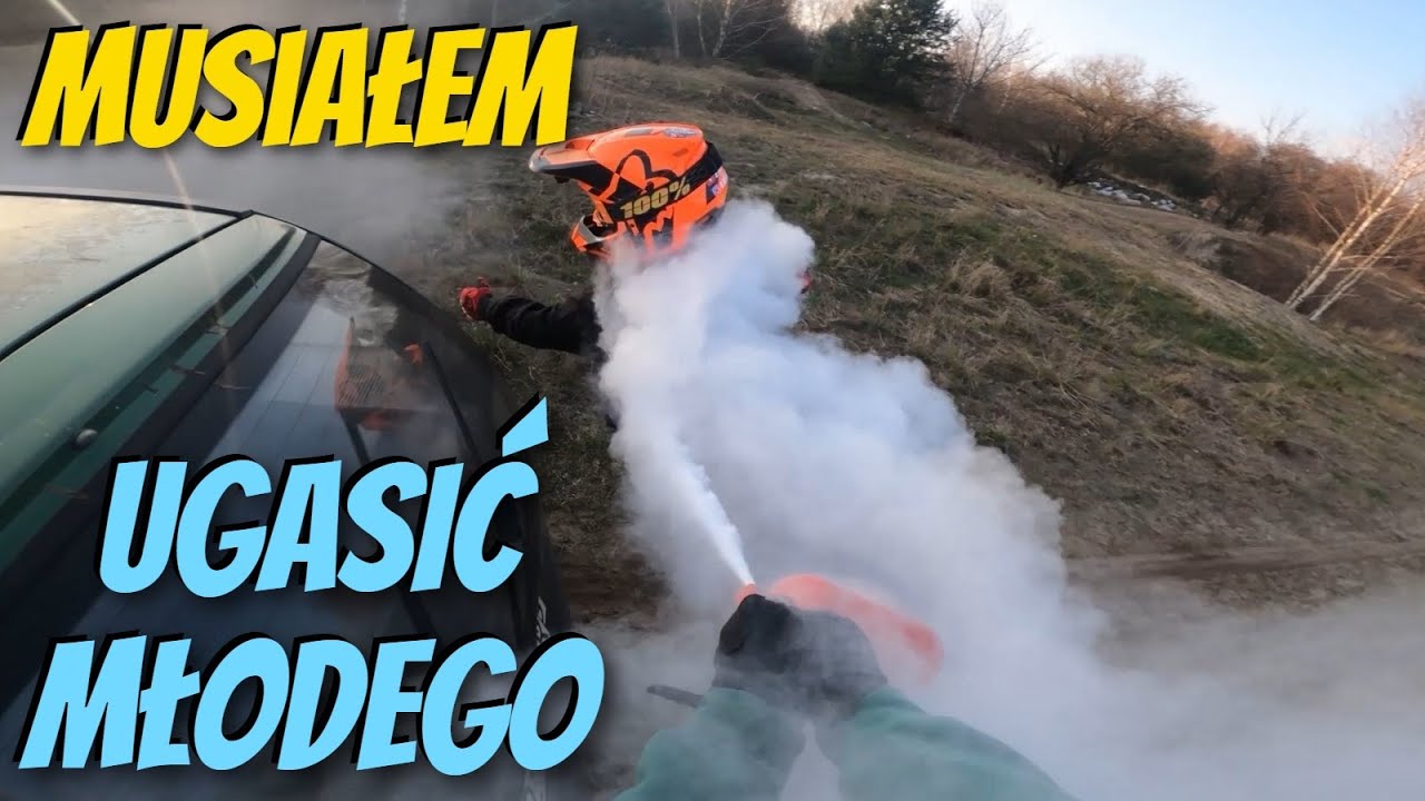 Młody zebrał z gaśnicy - Zablokowaliśmy gaz w Opelku - Ostatnia jazda i na złom - Enduro Opa