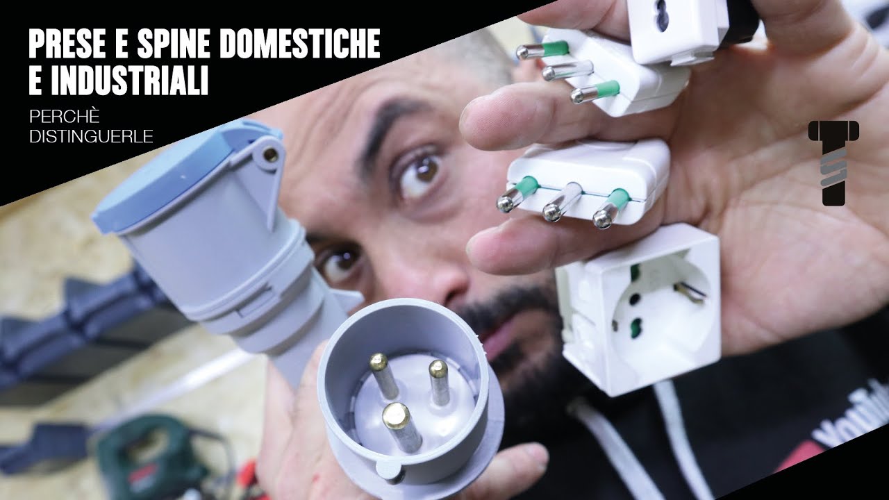 PRESE e SPINE domestiche VS industriali monofase