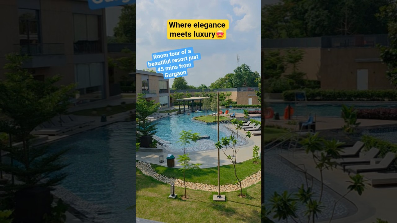 Weekend Escape at Taj Damdama Resort & Spa Gurgaon 🌄❤️#travel #trending #shorts #viral #tajhotels