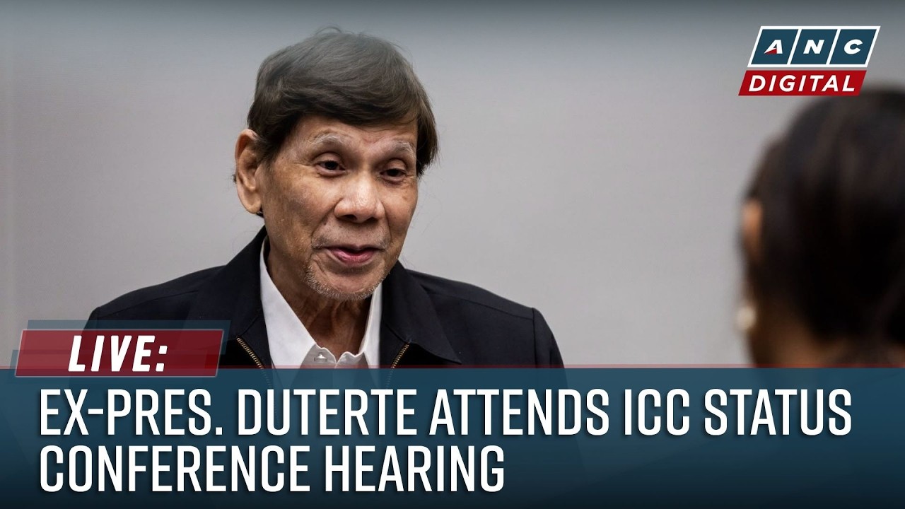 LIVE: Ex-Pres. Duterte attends ICC 3rd Status Conference | ABS-CBN News (Sept 16)