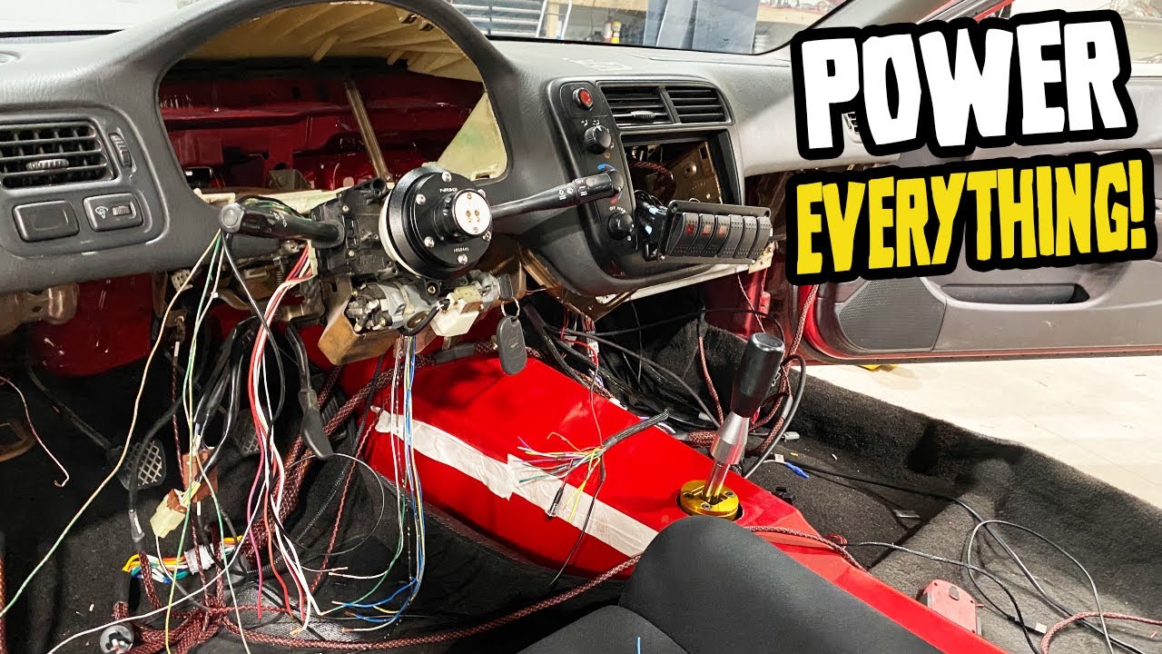 RWD CIVIC gets a COMPLETE custom CHASSIS HARNESS! (ALL STREET CAR FUNCTIONS)