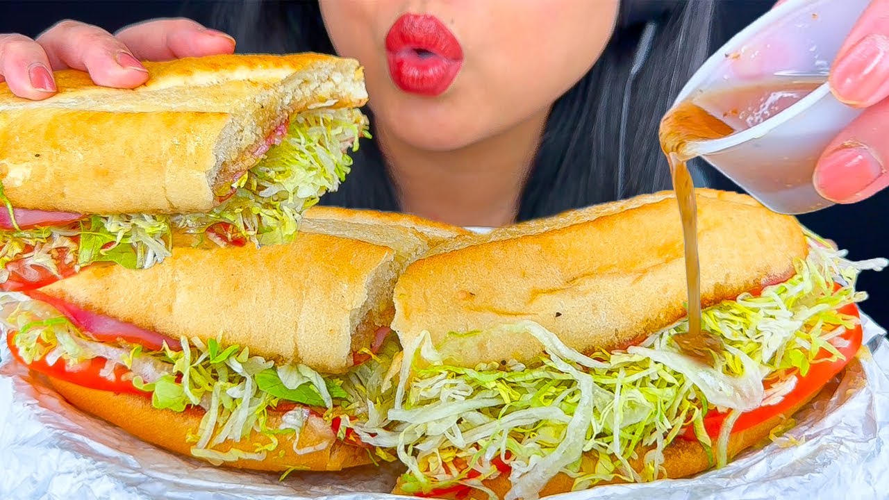 ASMR HAM AND CHEESE SANDWICH | SO SIMPLE YET SO AMAZING | MUKBANG | EATING SOUNDS | ASMR PHAN