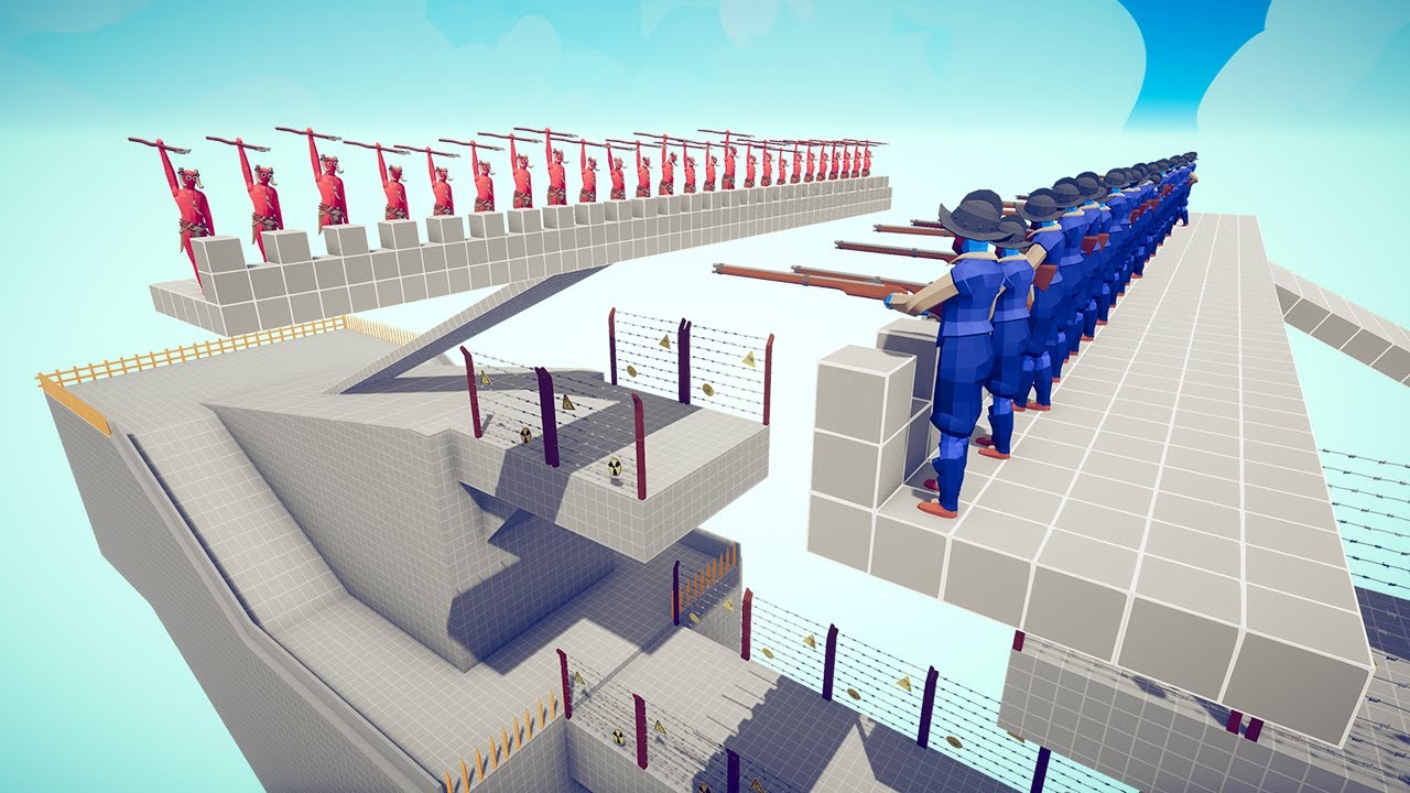 Tournament On The Modern Broken Bridge Map | Totally Accurate Battle Simulator TABS