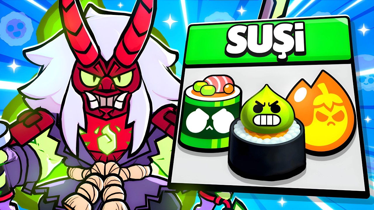 24 SAAT BOYUNCA HER ŞEY SUŞİ! 🍣 (Suşi Karakterler, Suşi Kostümler, Suşi Cezalar!) | Brawl Stars