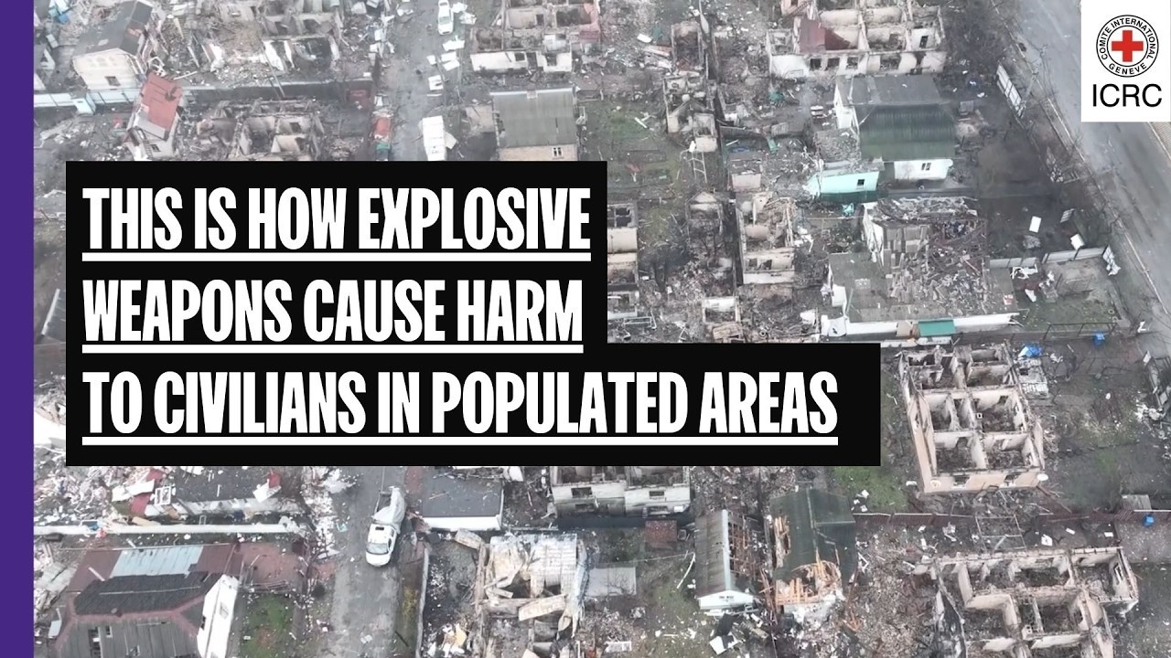 This is how explosive weapons cause harm to civilians in populated areas