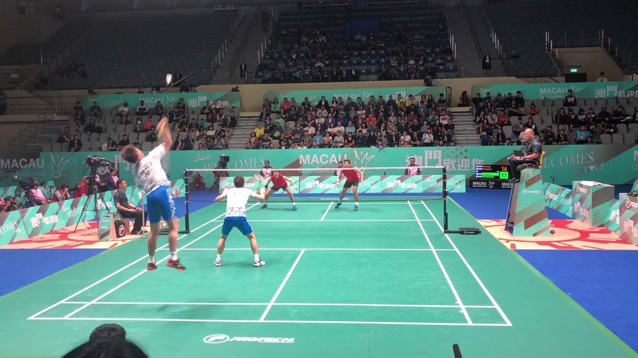 2018 Macau Open MD Final Lee Yong Dae/Kim Gi Jung vs Ko Sung Hyun/Shin Baek Cheol 60FPS 1080P